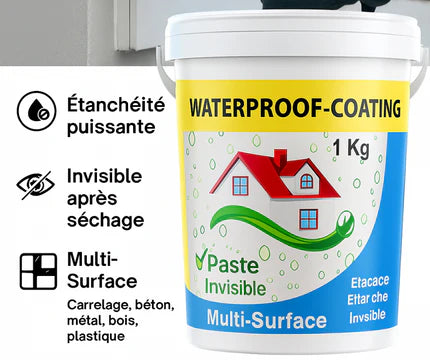 💧COLLE D'ETENCHEITER TRANSPARANTE: STOPPEZ LES FUITES D’EAU AVANT QU’ELLES NE DÉTRUISENT VOTRE MAISON