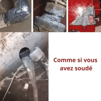 Colle de Réparation Ultra-Résistante A+B – Réparez Tout Sans Soudure En Quelques Minutes , 2 EN 1