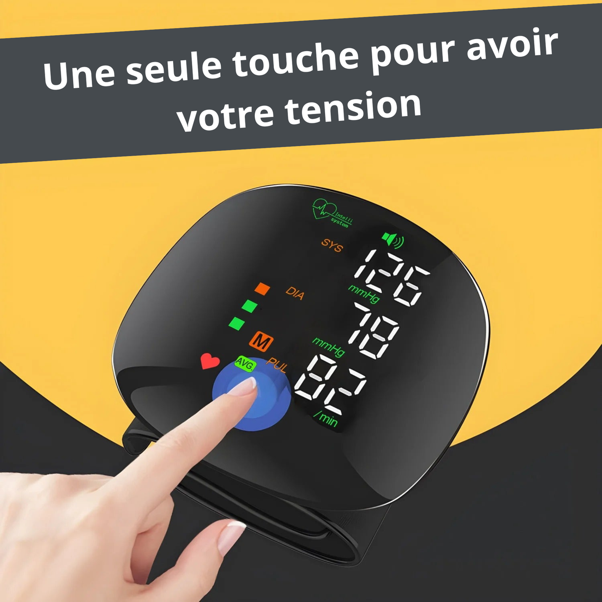 Tensiomètre Automatique au Poignet –  SURVEILLEZ VOTRE TENSION EN 30 SECONDES SANS QUITTER VOTRE MAISON