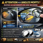 MIROIR D’ANGLE MORT 360°: Éliminer les angles morts, Améliorer la visibilité, Réduire les risques d’accident TOGO